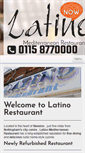 Mobile Screenshot of latino-restaurant.co.uk