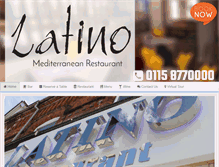 Tablet Screenshot of latino-restaurant.co.uk